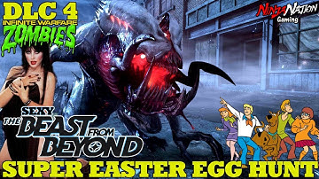 DLC 4 HYPE !!! "THE BEAST FROM BEYOND" SUPER EASTER EGG HUNT | INFINITE WARFARE ZOMBIES ☯SUB 4 LUCK☯
