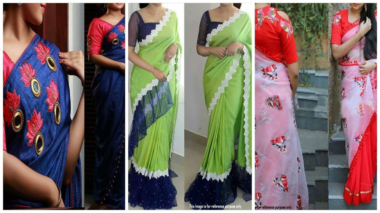 simple sober party wear saree