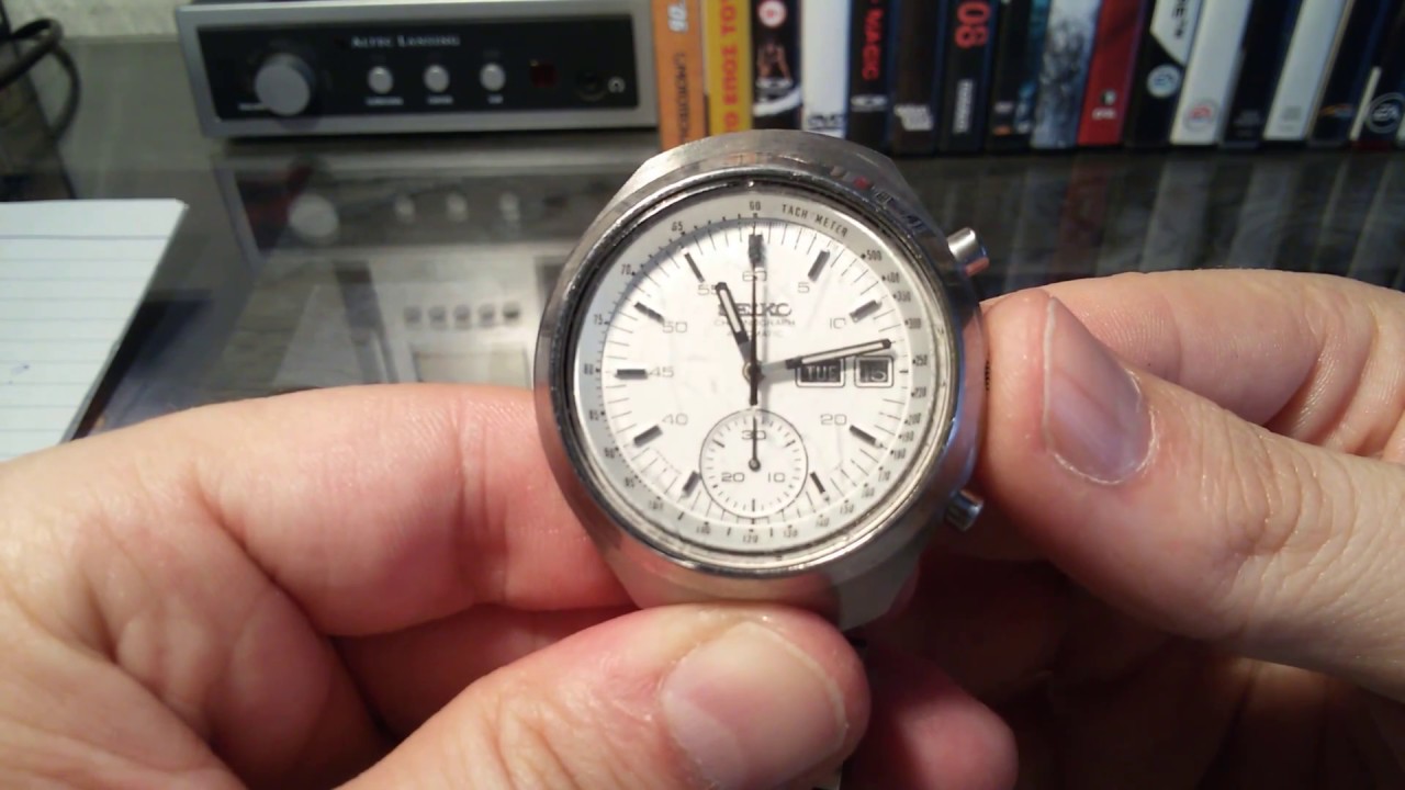 Seiko Helmet - 6139 7100 - Chronograph Automatic - Classic watches - YouTube