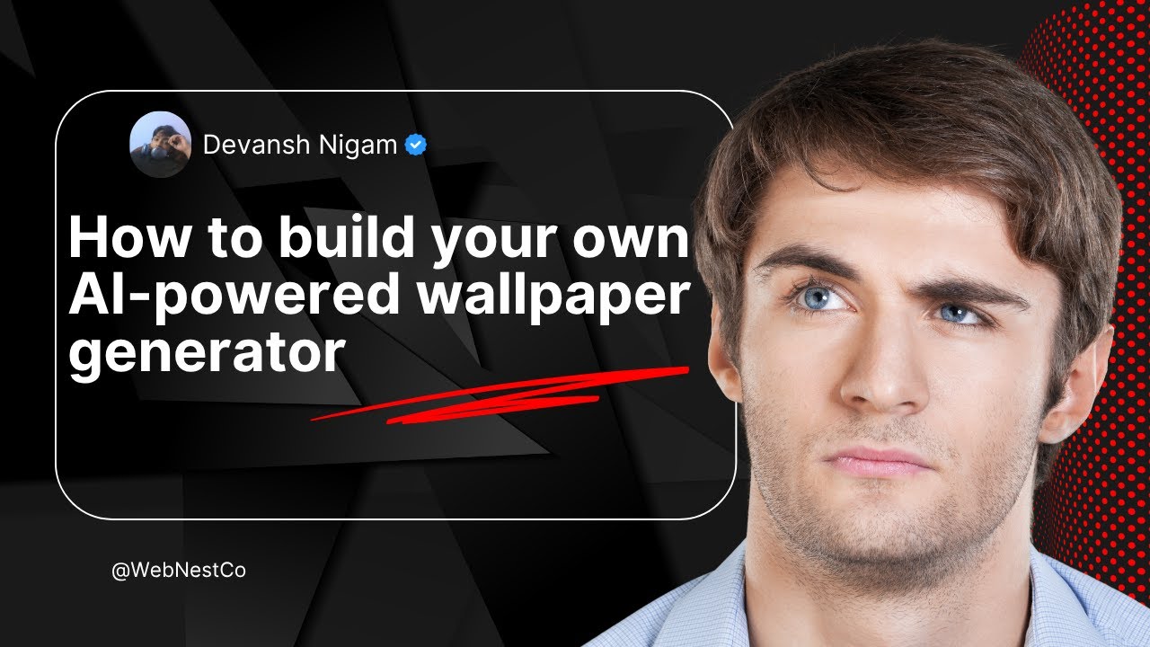 "Make Your Own AI Wallpaper App --Real-Time Image Generator"!