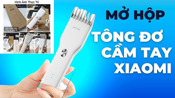Mở Hộp Tông đơ cắt tóc Xiaomi Enchen, dụng cụ tiện ích cho đàn ông nhiều tóc