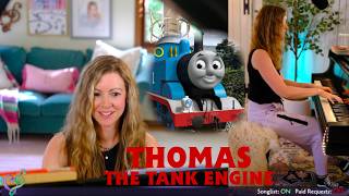 Thomas the Tank Engine - First Time Playing on Piano