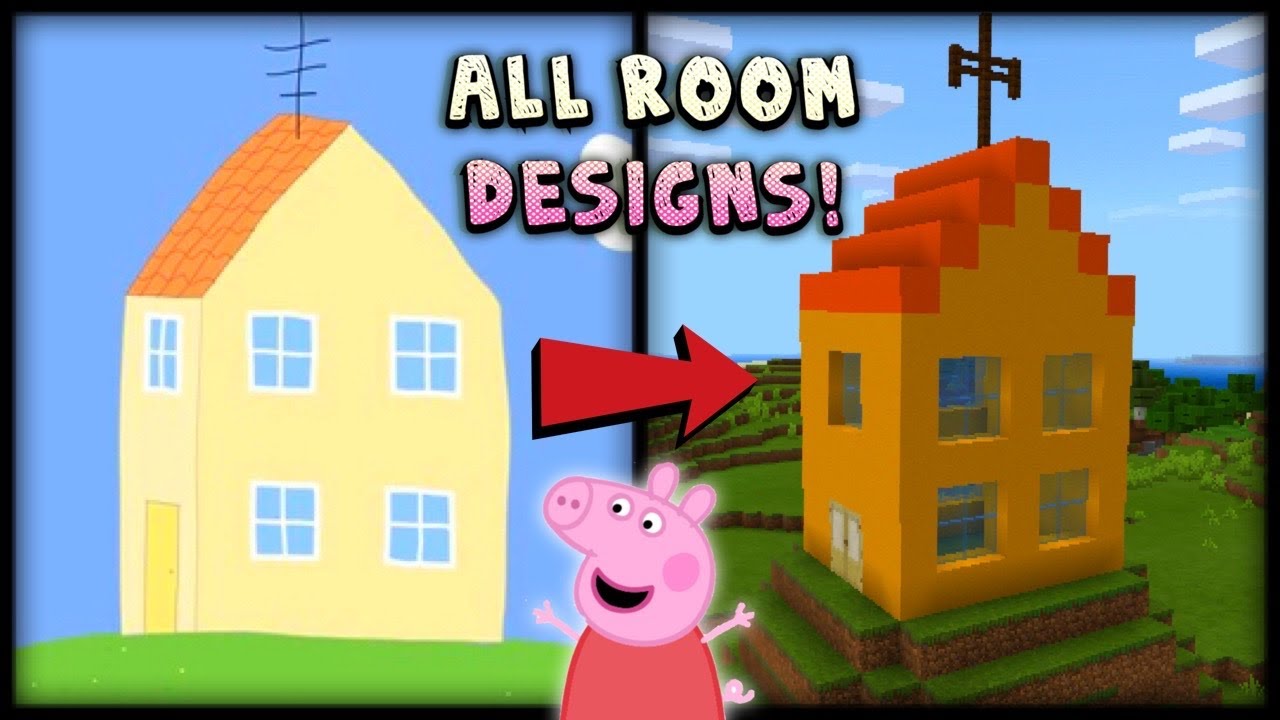 VISITEI A CASA DA PEPPA PIG DE VERDADE NO MINECRAFT! 