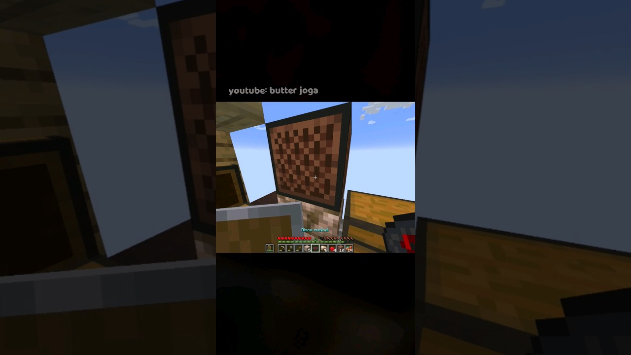 fritando ao som de música clássica ?? no minecraft um bloco