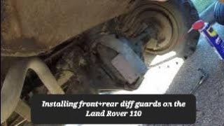 Defender 110 diff guards install