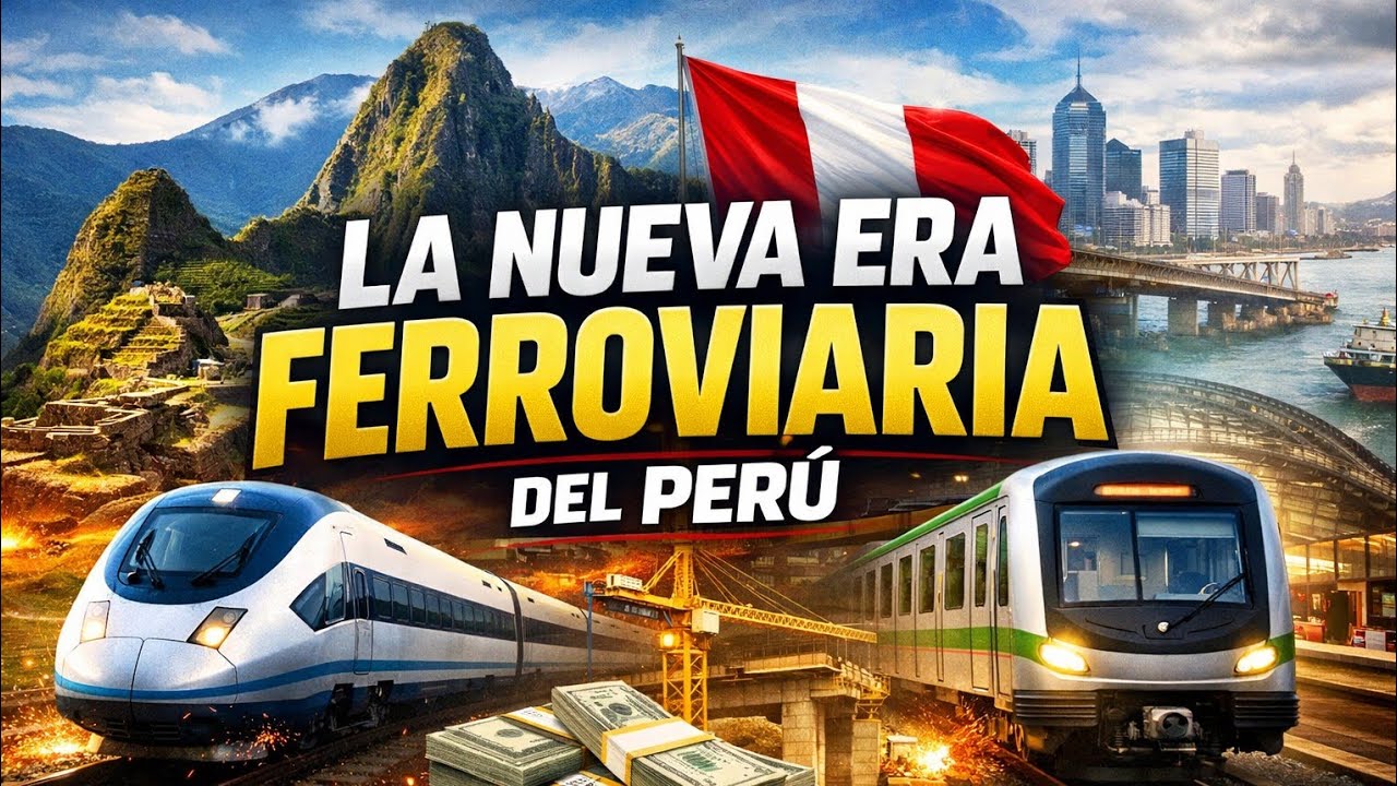 La nueva era ferroviaria del Perú: inversión histórica y visión de largo plazo