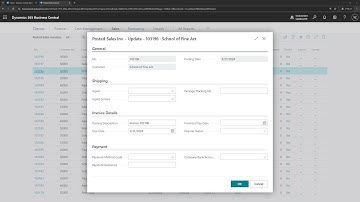 Business Central short video: Edit Posted Sales Invoices (Update Document)