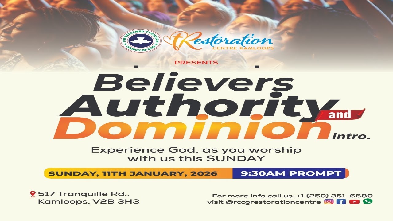 January 11, 2026 | Believer's Dominion & Authority Intro