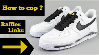 HOW TO COP | G DRAGON Para Noise Nike Air Force 1 Low x Peaceminusone 2.0 (sous-titres français)