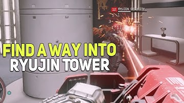 Starfield Find A Way Into Ryujin Tower - Background Checks