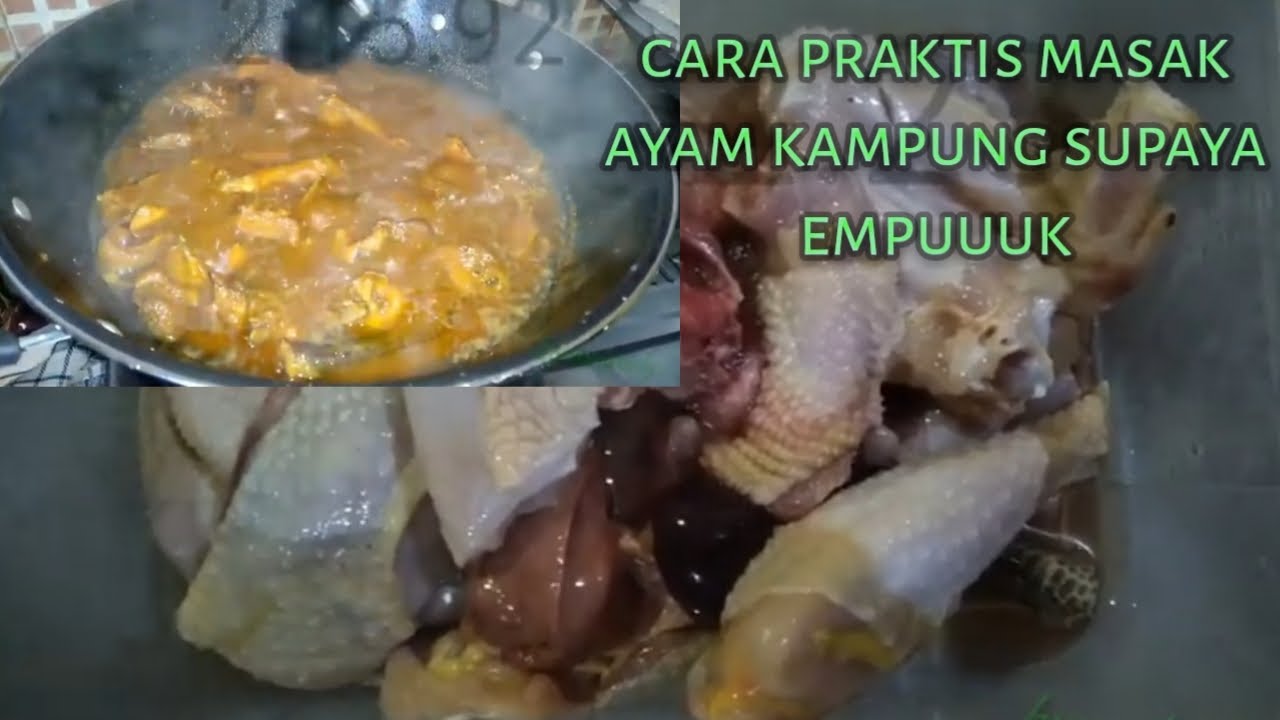 Cara praktis masak ayam kampung supaya empuk masakan Cara praktis masak ayam kampung supaya empuk masakan