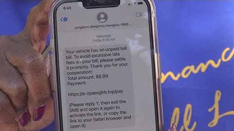 Text message scams targeting Florida drivers