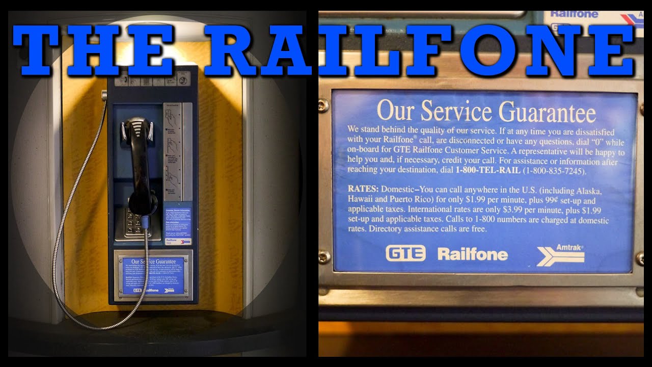 Amtrak Once Had a Cell Phone Service 🚂 History in the Dark YouTube