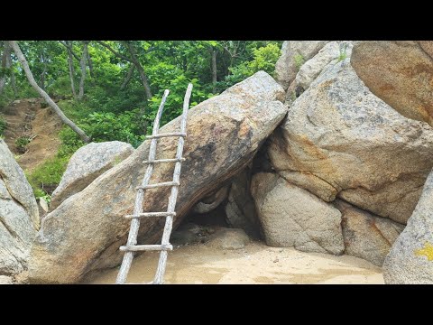 Дикий отдых в палатке На Триозерье Приморский край Наши Мальдивы 😍 Одни на Пляже в Ураганный ветер