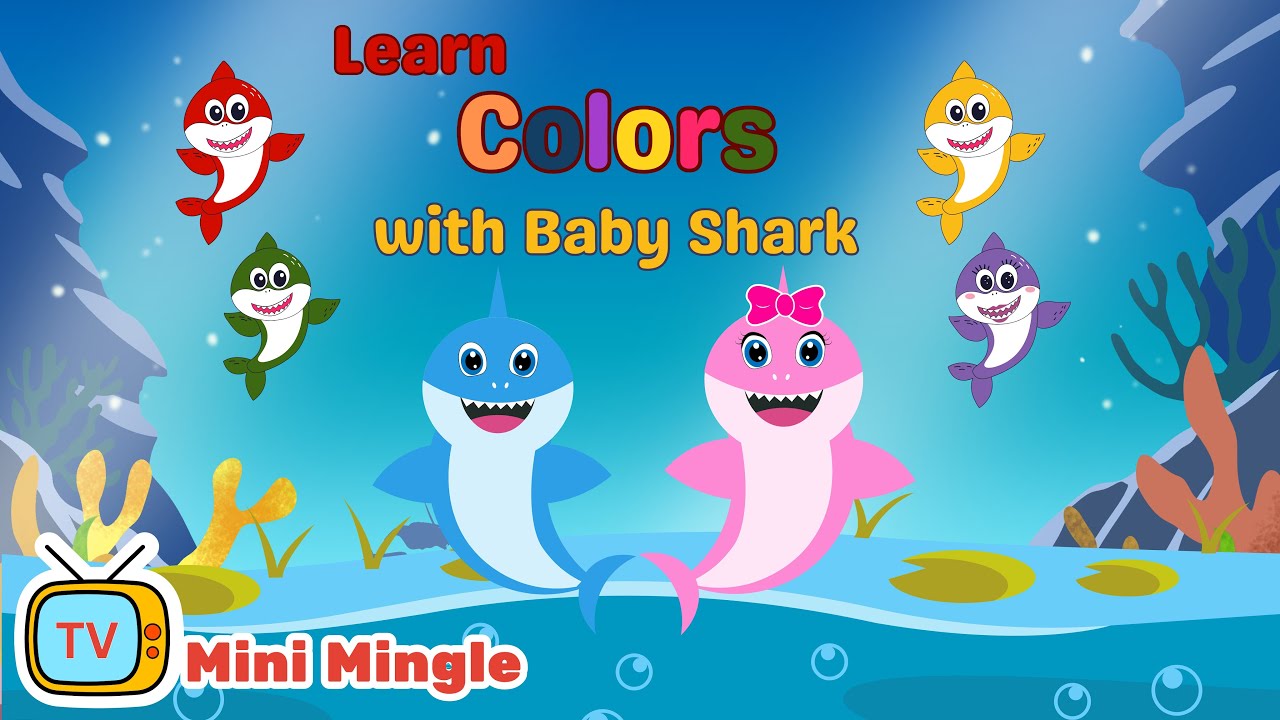 Baby Shark Learn Colors | Learn Colors In the Sea with Baby Shark # ...