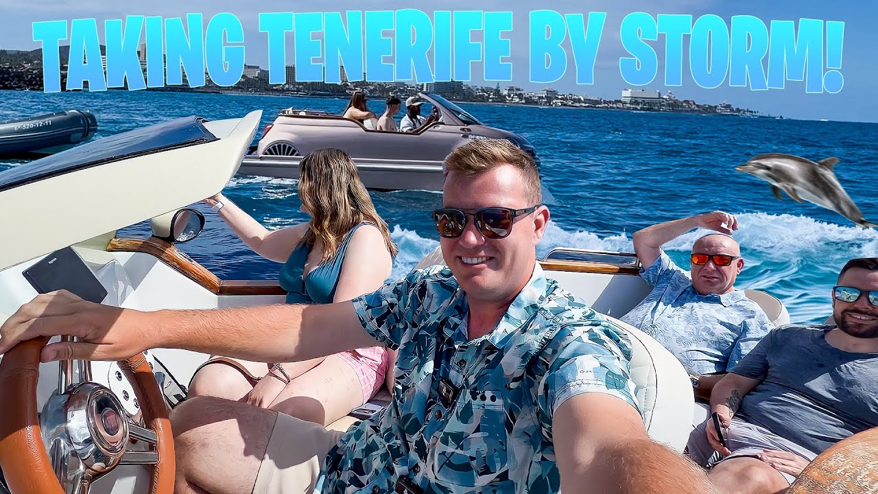 FIAT 500 BOATS in Tenerife! 🚤 Self-Drive Boat Taking the Island by Storm!