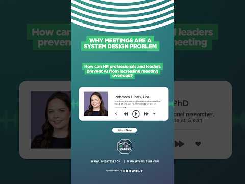 🤖 ⁉️ Is AI helping us fix meetings—or creating even more overload?