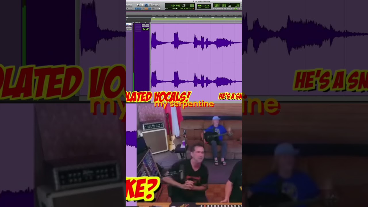 🤯Guns N’ Roses vocals! Holy shit! #axlrose #gunsnroses #gnr #slash #isolatedvocals