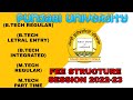 B.tech regular & other ,M.tech fee structure of session 2022-23 @PunjabiUniversityPatiala