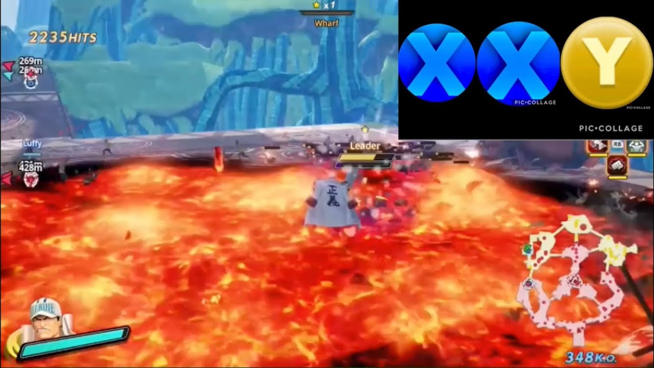 ONE PIECE PIRATE WARRIORS 4 AKAINU FULL MOVESET YouTube