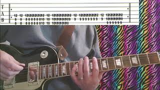 How to Play - "SHAKIN' OFF THE  RUST" - The Blue Stones guitar lesson w. tabs