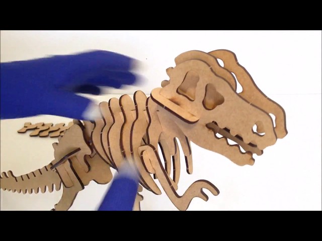 Quebra Cabeça 3d - Dinossauro T-rex Robô Puzzle Funcraft