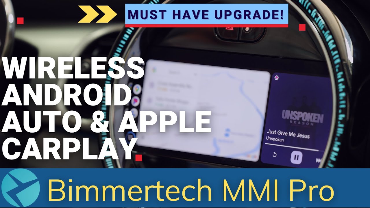 INSTALL WIRELESS ANDROID AUTO / CARPLAY IN YOUR MINI COOPER WITH THE  BIMMERTECH MMI PRO 