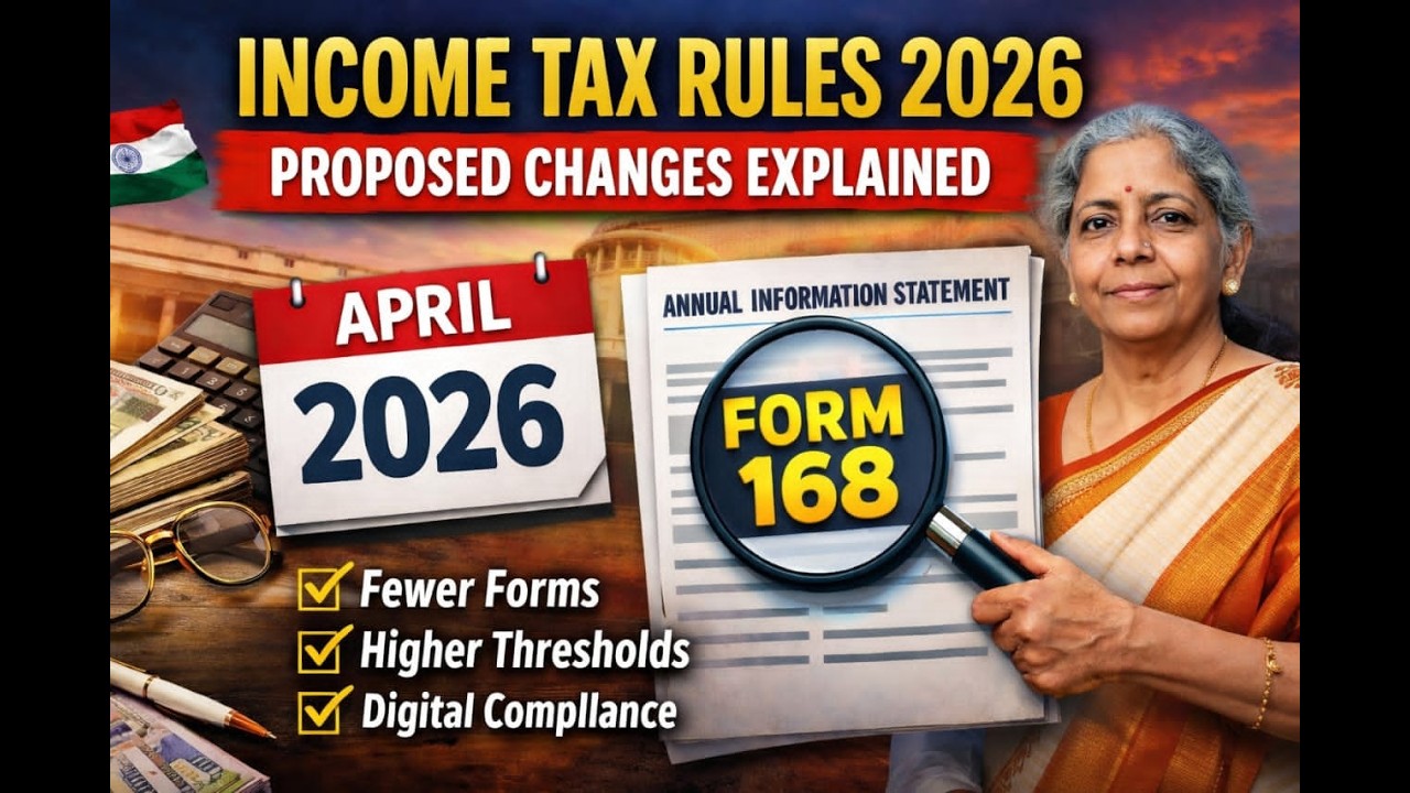 Income Tax Rules 2026 Draft | What’s Changing from 1April 2026? 