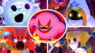 Kirby Star Allies - All Bosses   Secret Final Boss (Soul Melter Difficulty)