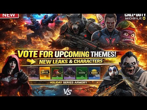 Codm New Leaks|Upcoming New Vampire VS Werewolves Battle Pass Leaks |Final Mythic Voting Event Codm