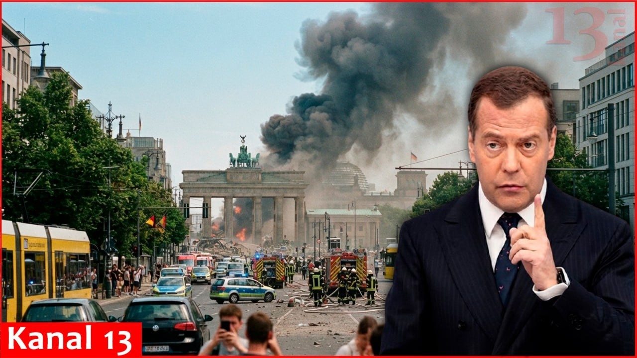 Thumbnail for Medvedev threatened Germany with strikes on "certain locations" in Berlin; new war in Europe