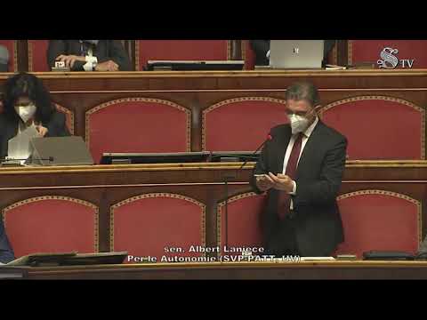 Intervento Senatore Albert Lanièce - Voto fiducia governo Conte