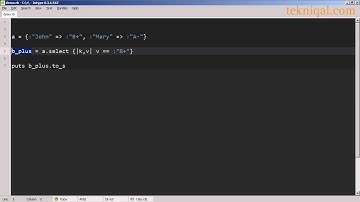 Working with Hashes in Ruby (Part 1 of 2) - tekniqal.com