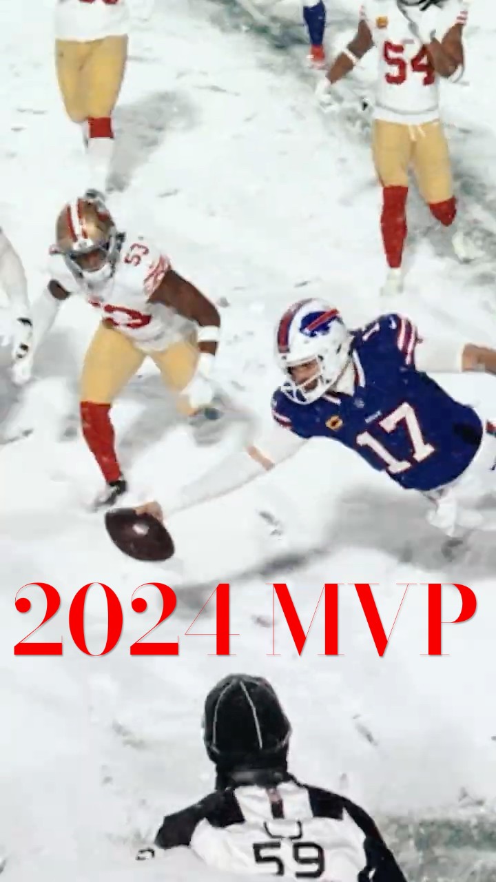 JOSH ALLEN IS YOUR 2024 MOST VALUABLE PLAYER ??