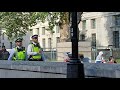 Whitehall Palestine protest