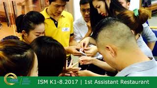 Information ISM K1 - 8.2017 | 1st Assistant Restaurant Manager Guide