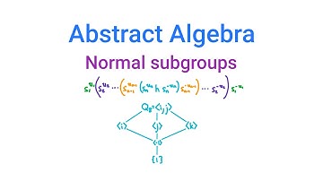 Abstract Algebra: Normal subgroups