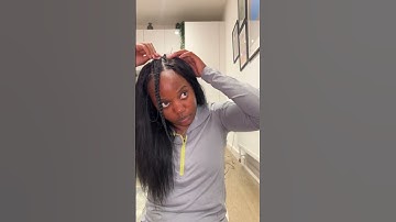 Diy sew in weave #sewingtutorials #sewinhair #quickweave