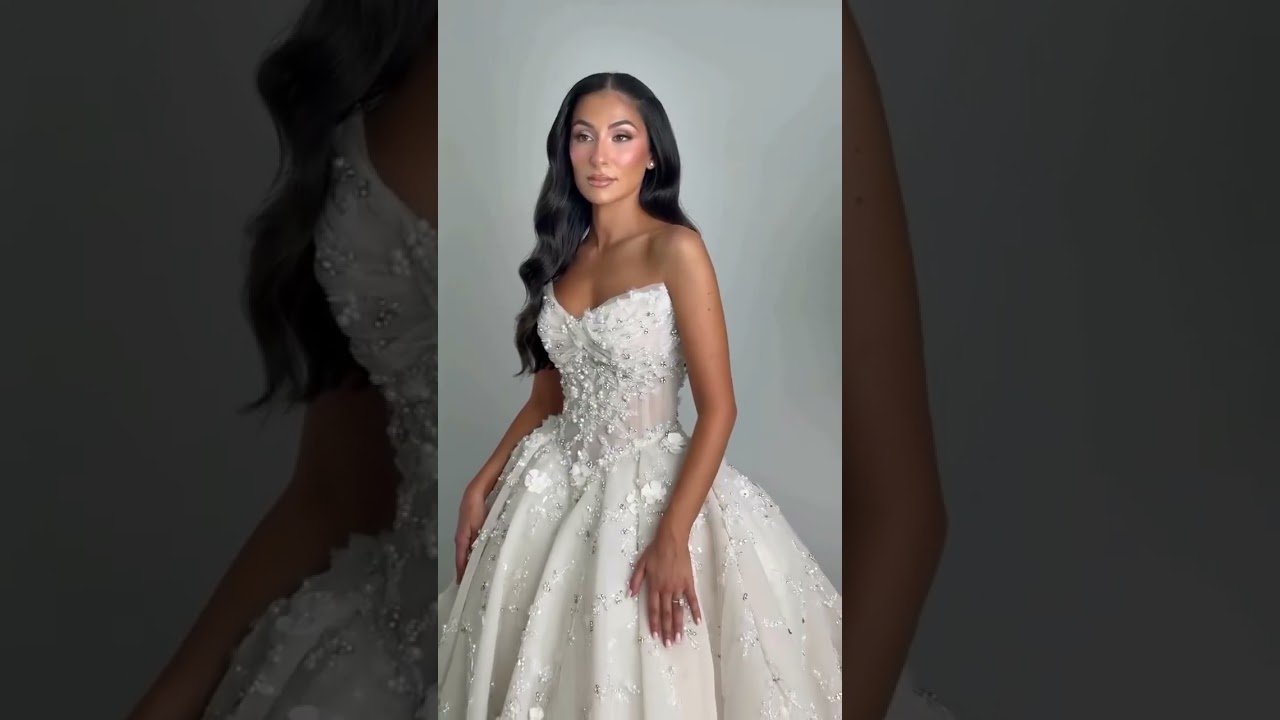 A Timeless Bridal Couture Gown. This takes a 6/8 months to make but rush orders are welcome. 