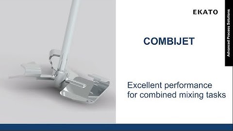 EKATO COMBIJET - Impeller for high gas dispersion with axial flow