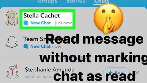 How to read snapchat messages without opening them in 2022 | Read snap text without them knowing