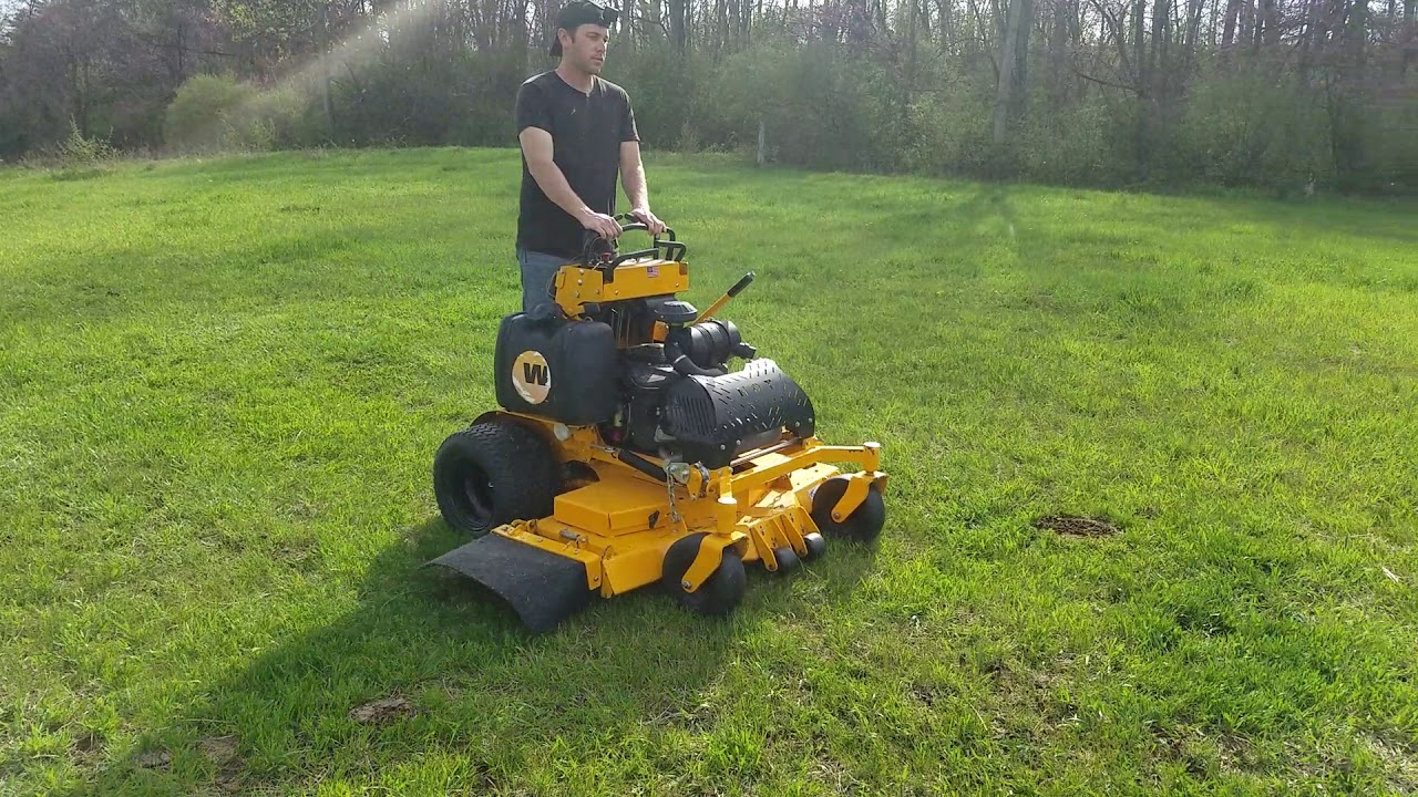 2014 Wright Stander w/ 52" Deck Commercial Lawn Mower For Sale: Mowing Grass!