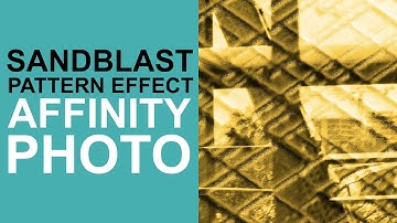 Sand blast pattern effect in Affinity Photo | Scarred | Wind Blast | Rough
