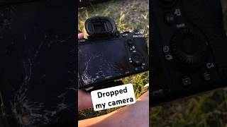 I dropped my camera when my tripod malfunctioned.  Here’s what happened #filmmaking
