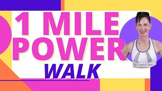 16 MINUTE WORKOUT | POWER WALK INTENSITY | 1 MILE POWER WALK |  1 MILE INDOOR WALK | LOW IMPACT| AFT