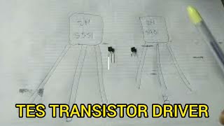 CARA UKUR TRANSISTOR DRIVER 2N5401 dan 2N5551 CARA UKUR TRANSISTOR DRIVER 2N5401 dan 2N5551