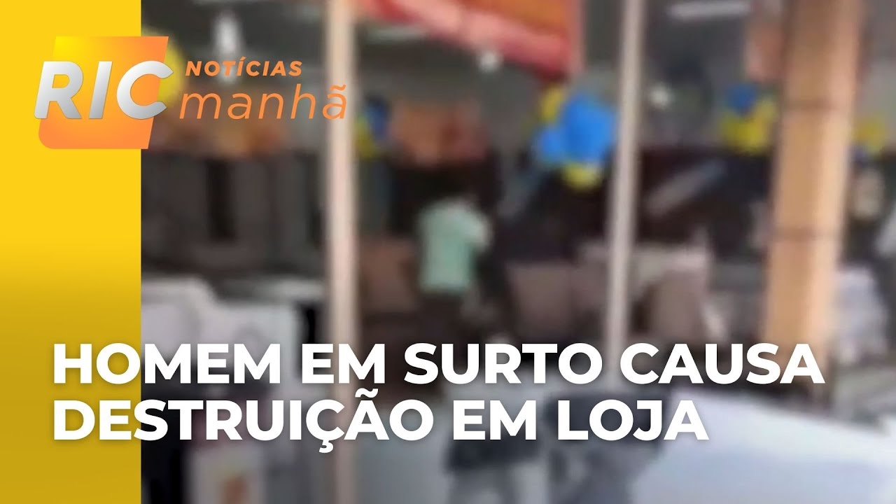 Surto em loja: homem quebra vários produtos, em Londrina