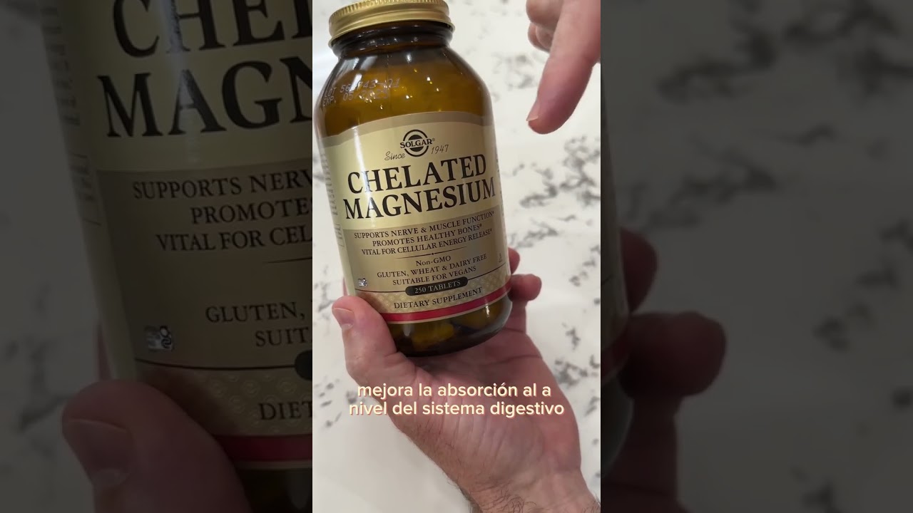 💊🤔¿Qué es el MAGNESIO CHELATED?