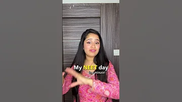 MY NEET DAY IN A MINUTE! #neet2023 #neetday #storytime