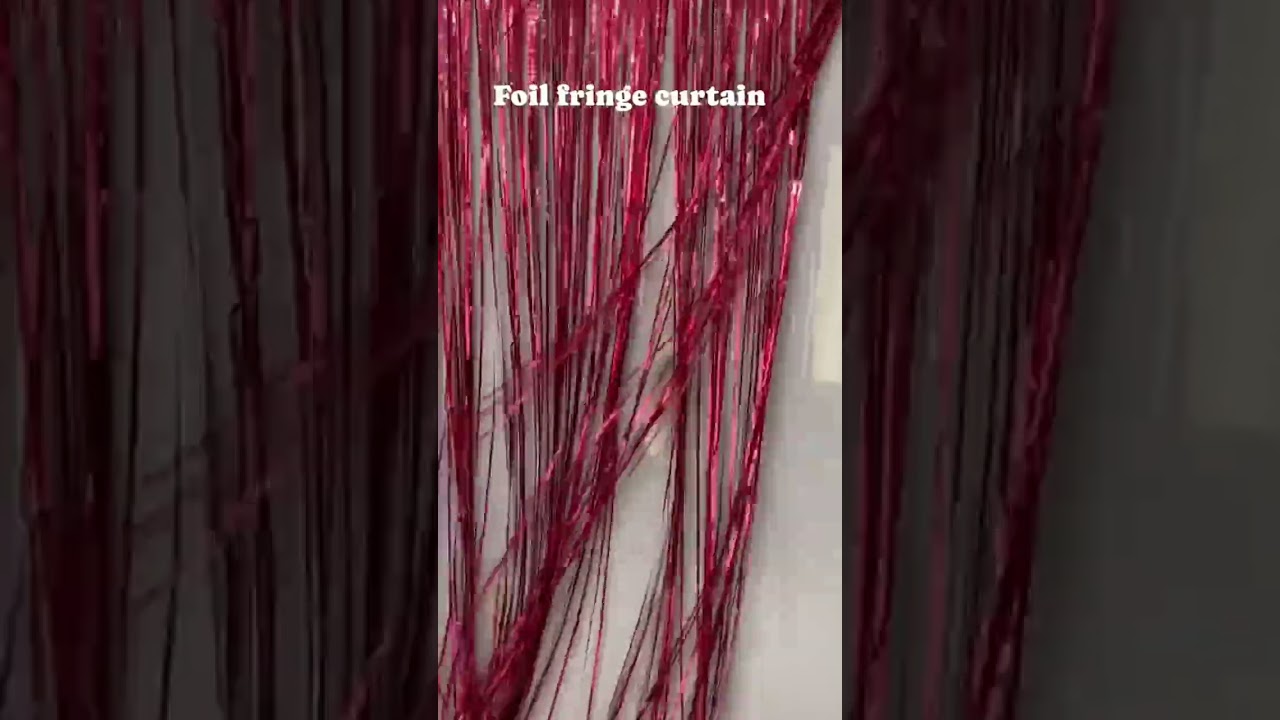Foil Fringe Curtains 